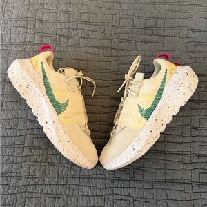 Nike Off White, Green, Pink Sneakers